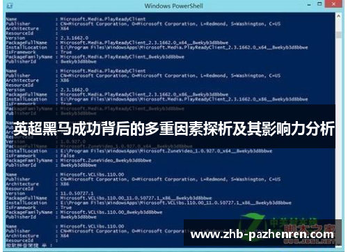 英超黑马成功背后的多重因素探析及其影响力分析